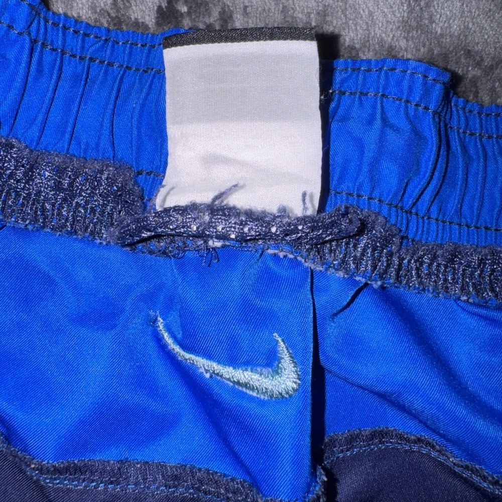 Nike Mens XXL Blue Camo Graphic Logo Athletic Basketball Shorts Navy Royal - Picture 5 of 9